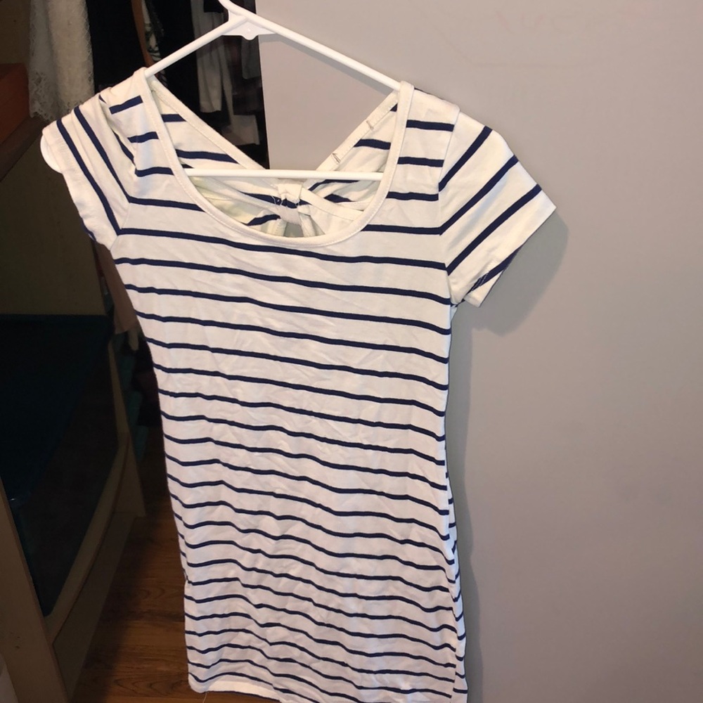 Stripped skinny dress